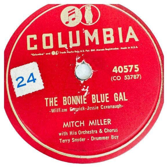 Mitch Miller - The Bonnie Blue Gal / Bel Sante - 40575 Columbia 78 RPM Shellac - Picture 2 of 4
